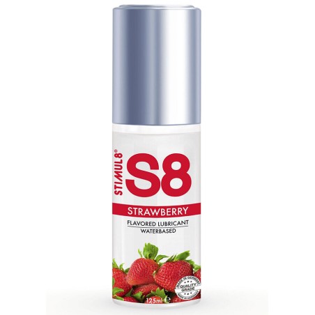 STIMUL8 - S8 AARDBEI GLIJMIDDEL 125 ML