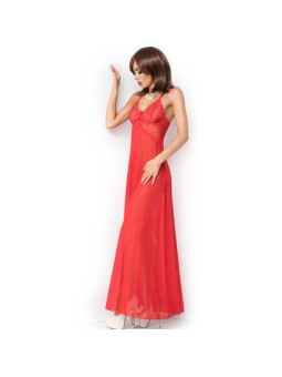 CHILIROSE - CR 3883 BABYDOLL LARGO ROJO S/M