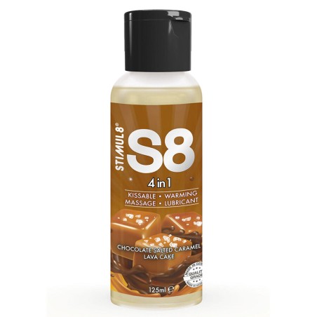 STIMUL8 - S8 4 EN 1 LUBRICANTE POSTRE CHOCOLATE Y CARAMELO SALADO 125 