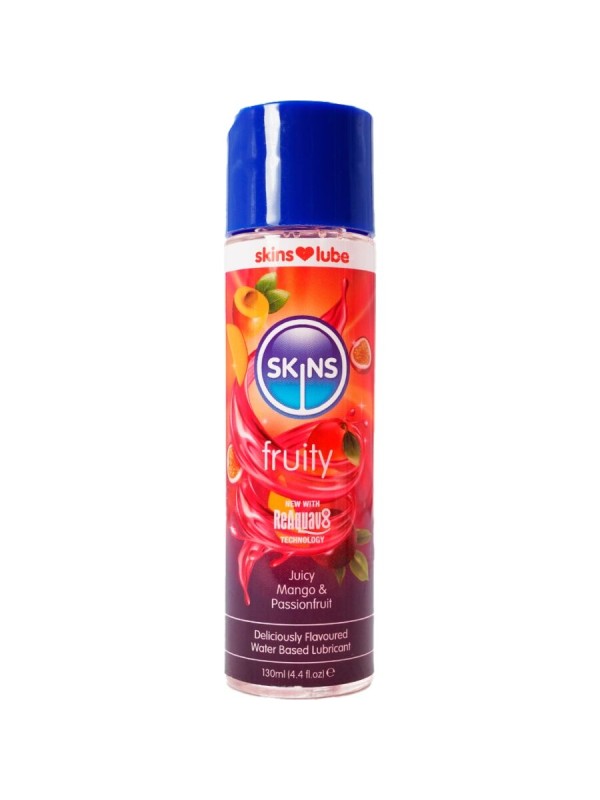 SKINS - FRUITY WATER-BASED LUBRICANT MANGO & PASSION FRUIT 130 ML