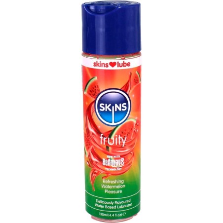 SKINS - FRUITY LUBRICANTE BASE DE AGUA SANDÍA 130 ML