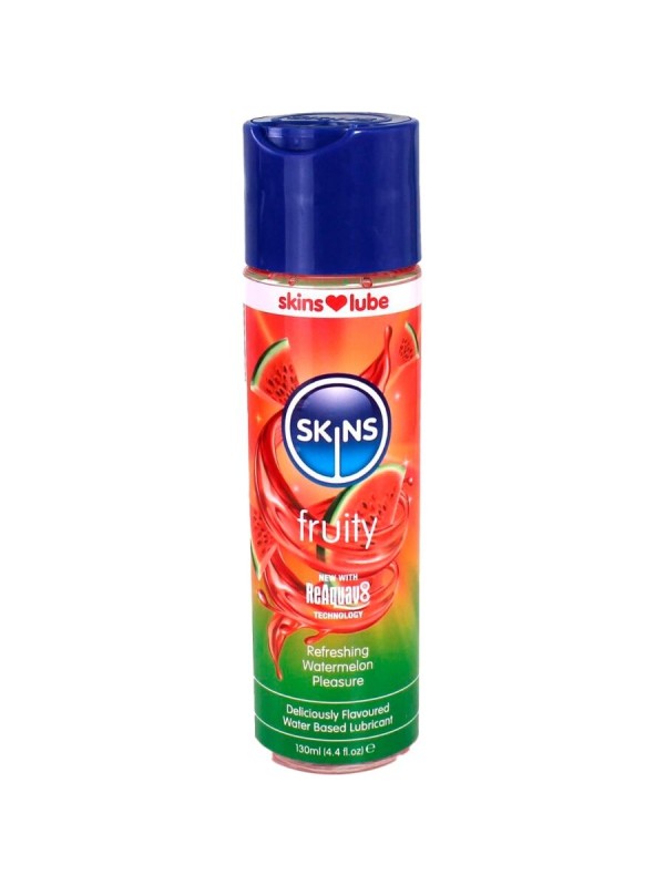 SKINS - FRUITY LUBRICANTE BASE DE AGUA SANDÍA 130 ML