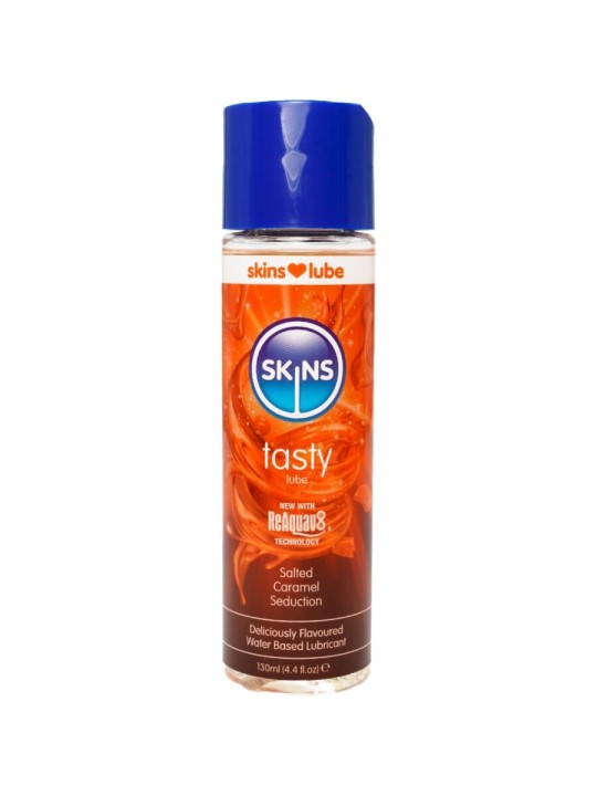 SKINS - TASTY LUBRICANTE BASE DE AGUA CARAMELO SALADO 130 ML