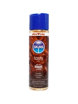 SKINS - SMAKELIJK GLIJMIDDEL OP WATERBASIS DUBBELE CHOCOLADE 130 ML