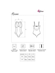 LIVCO CORSETTI FASHION - KREAME LC 90546 KÖRPER SCHWARZ