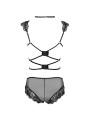 LIVCO CORSETTI FASHION - PALMENOM LC 90614 BH + PANTY ZWART L/XL