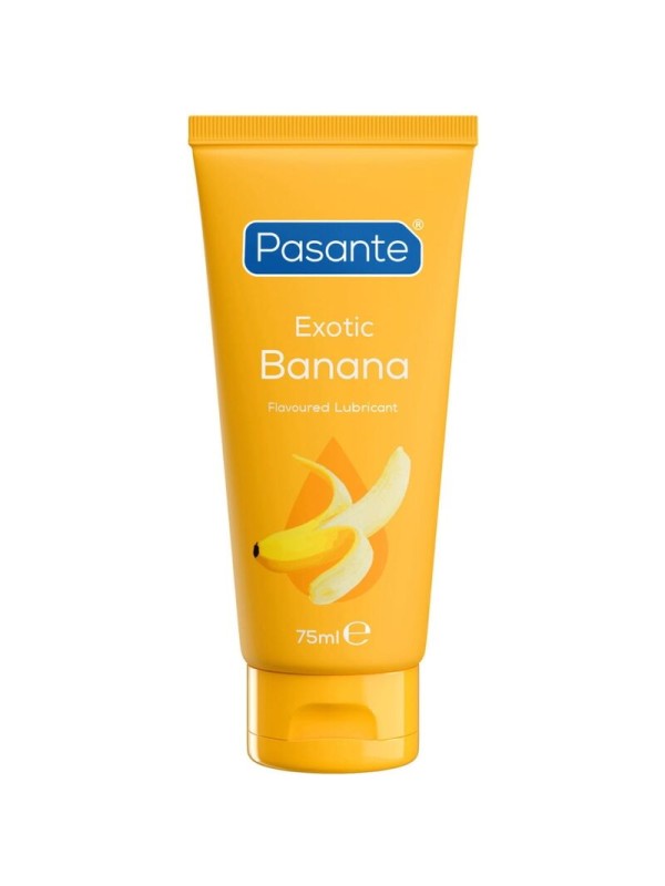 PASANTE – SCHMIERMITTEL AUF WASSERBASIS MIT BANANENGESCHMACK, 75 ML