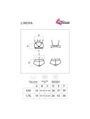 LIVCO CORSETTI FASHION - LINERA FOR THE SENSES COLLECTIE BH + PANTY ZW