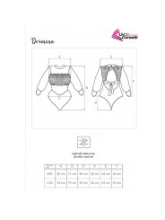 LIVCO CORSETTI FASHION - BODY DRIMINA LC90690 BLEU MARINE S/M