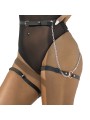 SUBBLIME - LEDERGÜRTEL HARNESS SCHWARZ EINE GRÖSSE