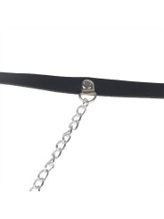 SUBBLIME - HARNAIS CEINTURE CUIR NOIR TAILLE UNIQUE