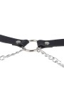 SUBBLIME - HARNAIS CEINTURE CUIR NOIR TAILLE UNIQUE