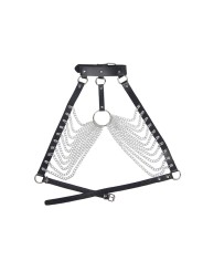 SUBBLIME - CHEST HARNESS WITH BIG RING CHAINS ONE SIZE