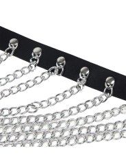 SUBBLIME - KETTING KETTING BORSTHARNESS GROTE RING ONE SIZE