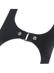 SUBBLIME - HARNAIS COMPLET AVEC BOUCLES EN CUIR NOIR TAILLE UNIQUE