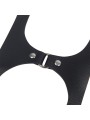 SUBBLIME - HARNAIS COMPLET AVEC BOUCLES EN CUIR NOIR TAILLE UNIQUE
