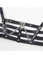 SUBBLIME - ARNÊS CORSET COM CORRENTE DETALHE TAMANHO ÚNICO