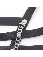 SUBBLIME - CORSET HARNESS WITH CHAINDETAIL ONE SIZE