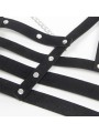 SUBBLIME - KORSETT HARNESS MIT KETTE DETAIL EINE GRÖSSE