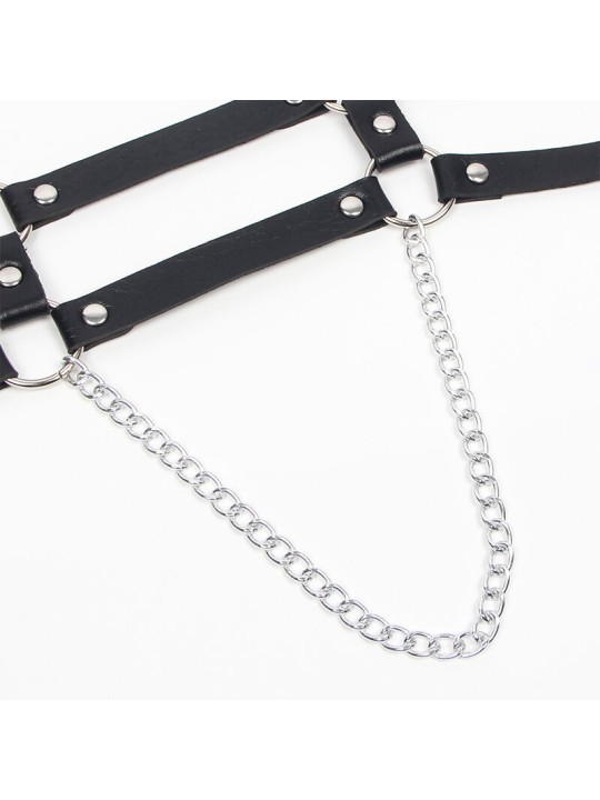 SUBBLIME - HARNESS MIT RIEMEN UND KETTE ??DETAILS EINE GRÖSSE