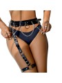 SUBBLIME - GÜRTEL UND STRUMPFBAND MIT RINGEN UND KETTE DETAIL EINE GRÖ