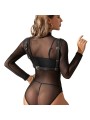 SUBBLIME - HARNESS BRA WITH CHAINDETAIL ONE SIZE