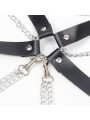 SUBBLIME - HARNESS BRA WITH CHAINDETAIL ONE SIZE