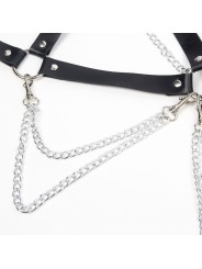 SUBBLIME - HARNESS BRA WITH CHAINDETAIL ONE SIZE