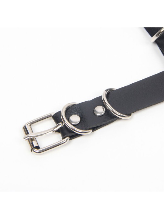 SUBBLIME - HARNESS-BH MIT KETTENDETAIL, EINE GRÖSSE
