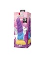 POWER MONSTERS - UNICÓRNIO TRICOLOR FANTASIA DE SILICONE 22 CM Ø 5 CM