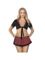 SUBBLIME - DISFRAZ DE COLEGIALA SEXY CON TOP S/M