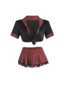 SUBBLIME - COSTUME SEXY SCUOLA CON TOP S/M