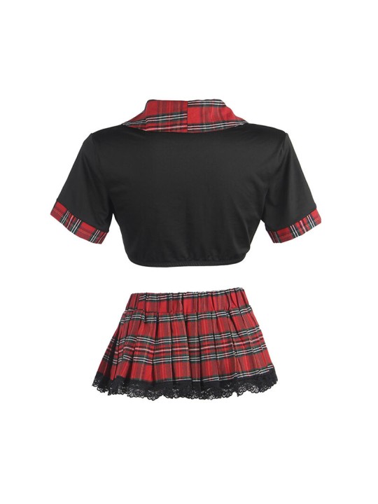 SUBBLIME - COSTUME SEXY SCUOLA CON TOP S/M