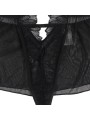 SUBBLIME - TEDDY HALTER NECK DOS NU DENTELLE NOIR S/M