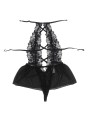 SUBBLIME - TEDDY HALTER NECK BARE BACK LACE BLACK L/XL