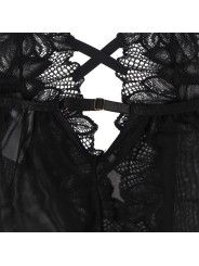 SUBBLIME - TEDDY CUELLO HALTER ESPALDA DESCUBIERTA ENCAJE NEGRO L/XL