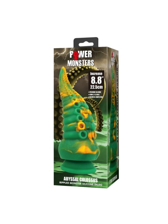 POWER MONSTERS - ABYSSAL COLOSSUS BICOLOR FANTASY SILICONE DILDO 22,5 