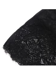 SUBBLIME - BABYDOLL COM ALAS DE RENDA AJUSTVEIS PRETO S/M