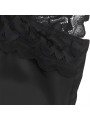 SUBBLIME - BABYDOLL AVEC POITRINE IMPRIMÉ FLEURI NOIR S/M