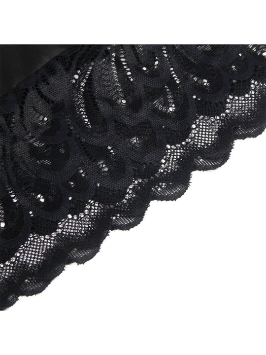 SUBBLIME - BABYDOLL AVEC POITRINE IMPRIMÉ FLEURI NOIR S/M