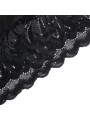 SUBBLIME - BABYDOLL AVEC POITRINE IMPRIMÉ FLEURI NOIR S/M