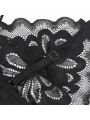 SUBBLIME - BABYDOLL CON PETTO STAMPA FLOREALE NERO S/M