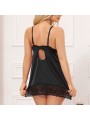 SUBBLIME - BABYDOLL CON ESTAMPADO FLORAL PECHO NEGRO S/M