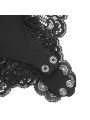 SUBBLIME - BLACK FLORAL LACE DETAIL TEDDY L/XL