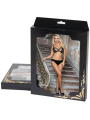 SUBBLIME - SET DUE PEZZI DI REGGISENO TRASPARENTE E STRISCE S/M