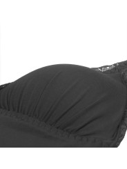 SUBBLIME - TEDDY DÉTAIL DENTELLE FLORALE NOIR S/M