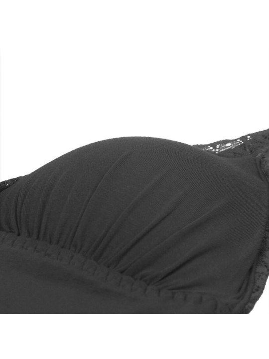 SUBBLIME - ZWARTE BLOEMEN KANT DETAIL TEDDY S/M
