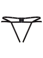 LIVCO CORSETTI FASHION - NOMADE CROTCHLESS THONG ZWART L/XL