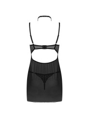 LIVCO CORSETTI FASHION - SET BINELLA BABYDOLL + PERIZOMA NERO