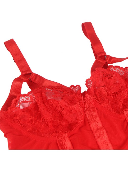 SUBBLIME - TEDDY COM ALA LIGA DETALHE PEITO VERMELHO S/M